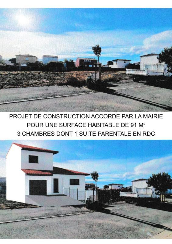 Terrain constructible - 413 m²