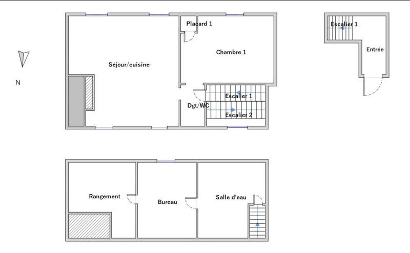 Appartement - 48 m² - 2 pièces