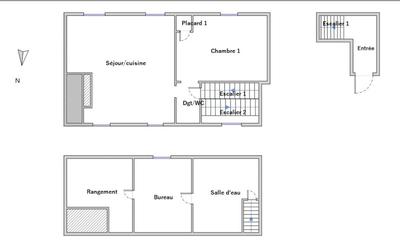 Appartement - 48 m² - 2 pièces