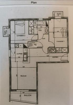 Appartement - 60 m² - 3 pièces