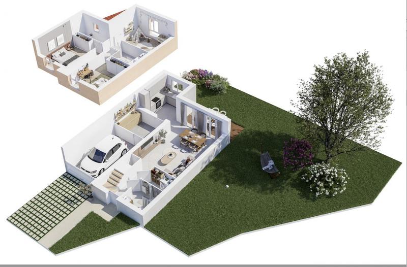 Maison - 92 m² - 4 pièces