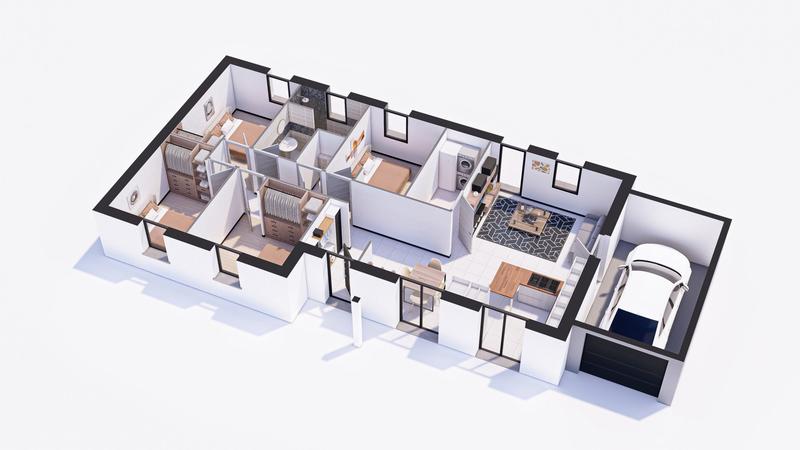 Maison - 96 m² - 6 pièces