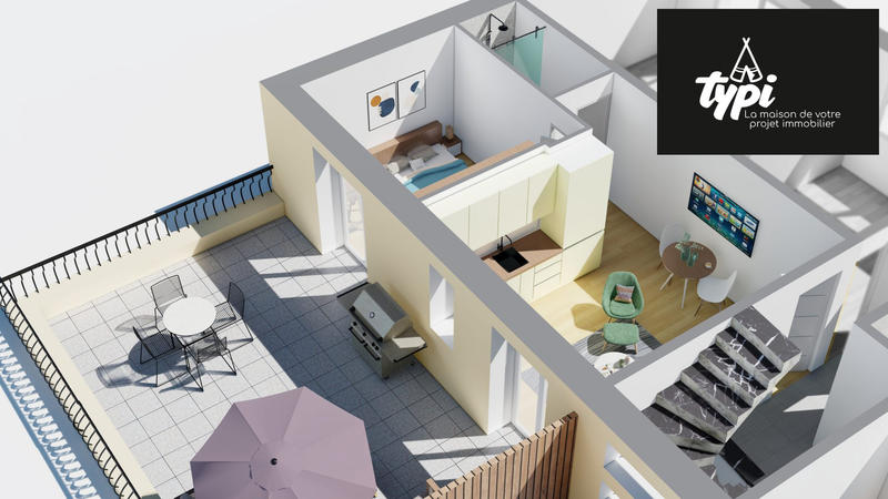 Appartement - 30 m² - 2 pièces