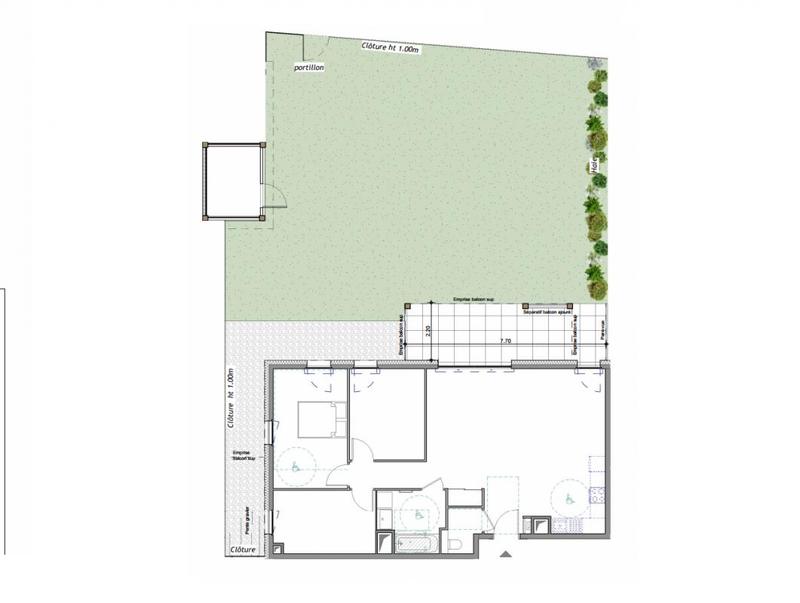 Appartement - 82 m² - 4 pièces