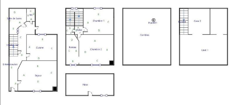 Maison - 70 m² - 3 pièces