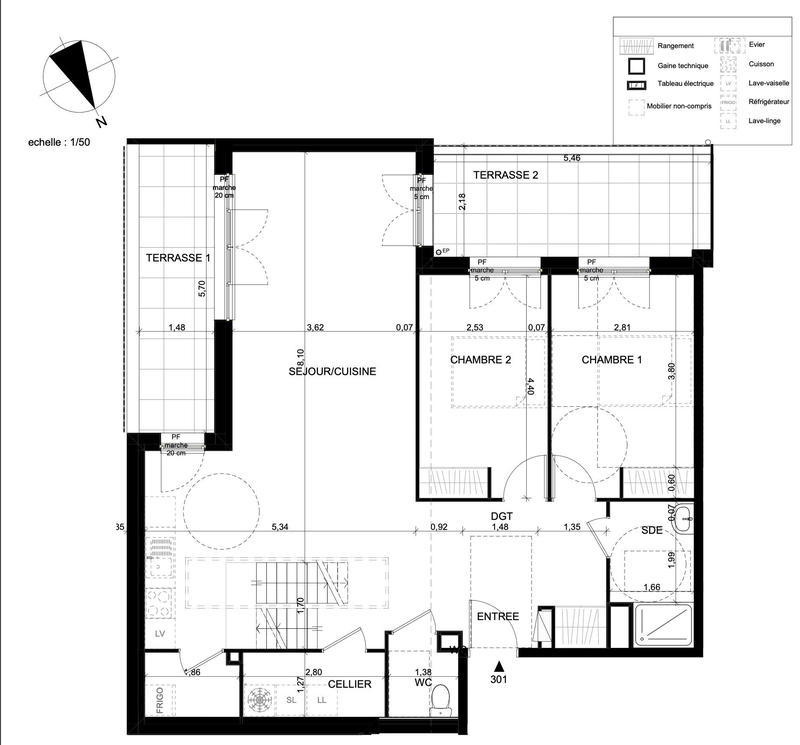 Appartement - 88 m² - 4 pièces