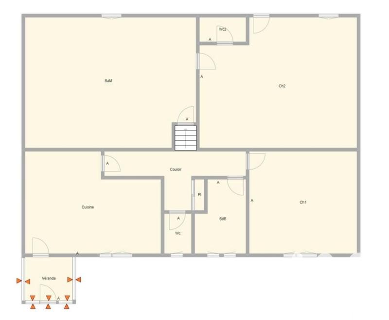 Maison de village - 102 m² - 4 pièces