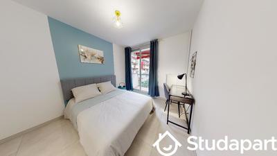 Chambre - 12 m² - 1 pièce