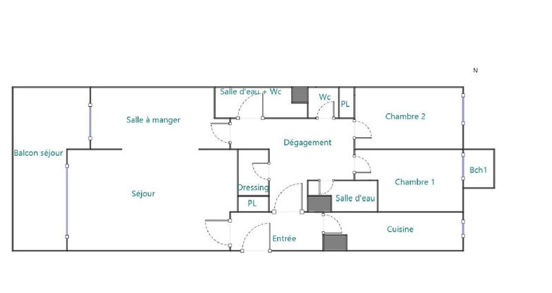 Appartement - 88 m² - 4 pièces