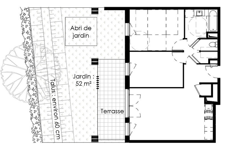 Appartement - 63 m² - 3 pièces