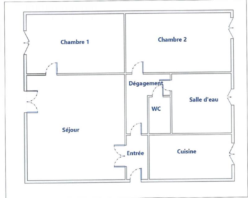 Appartement - 54 m² - 3 pièces