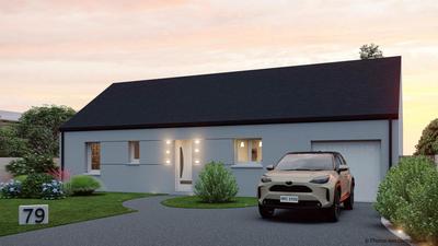 Maison - 79 m² - 5 pièces