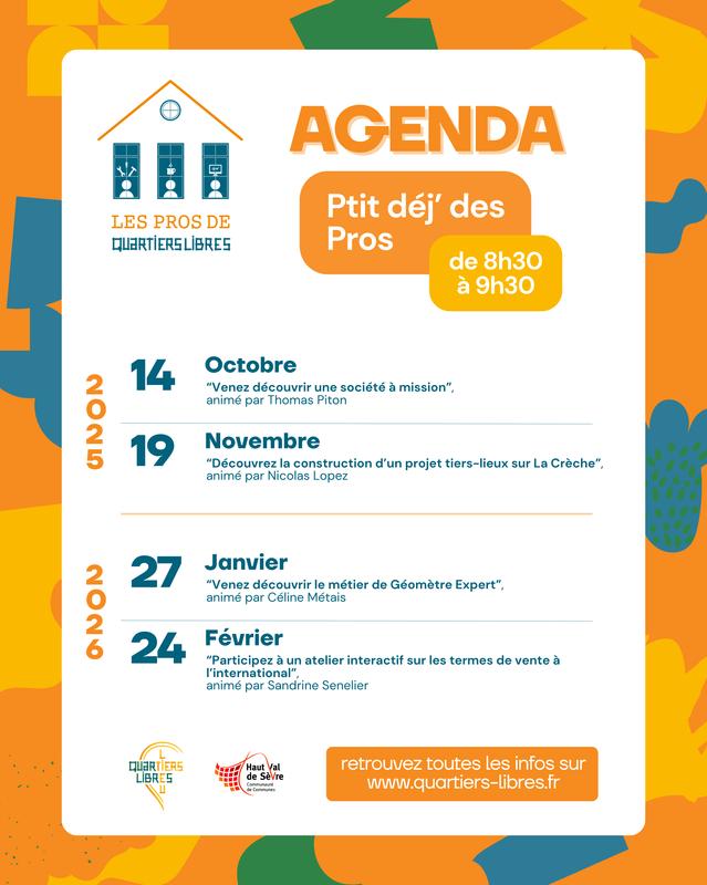 Ptit dèj des Pros - Quartiers Libres