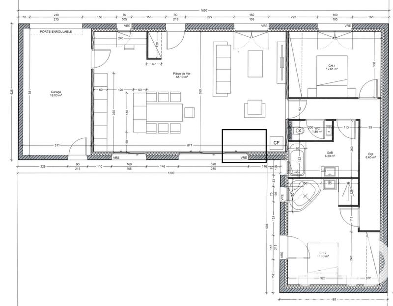 Maison - 95 m² - 4 pièces