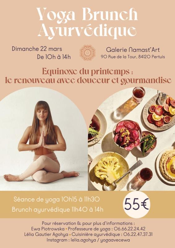 Yoga Brunch Ayurvédique à la Galerie Namast'art