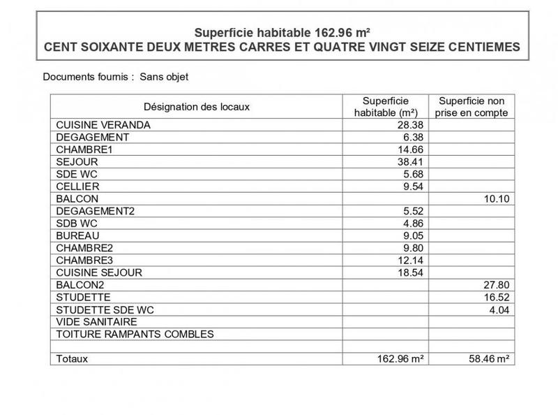 Maison - 162 m² - 6 pièces