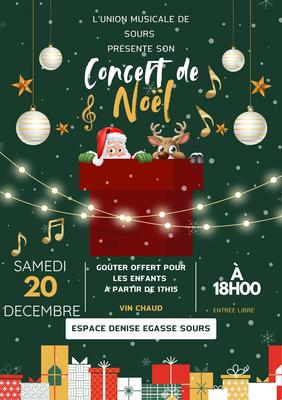 Concert de Noel Union Musicale de Sours
