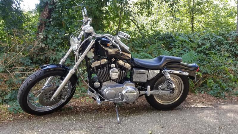 Harley Davidson Sportster 1200 harley davidson noir