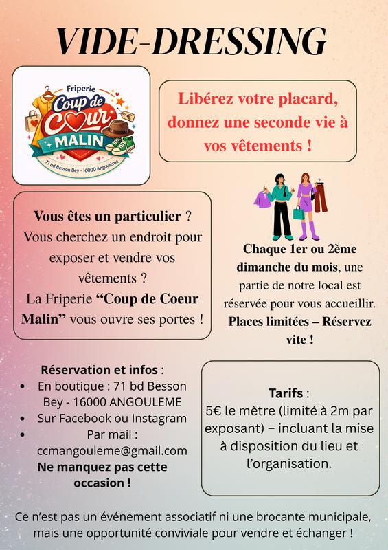 Friperie "Coup de Coeur Malin"