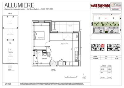 Appartement - 45 m² - 2 pièces