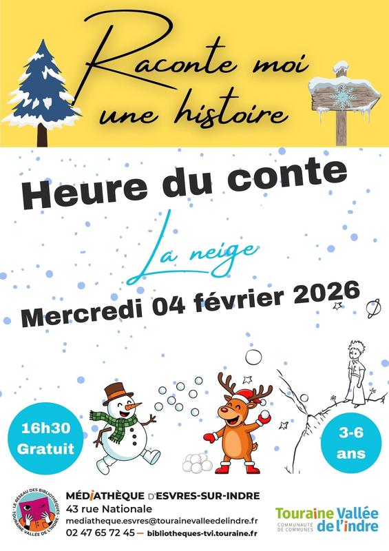 Heure du conte : la neige