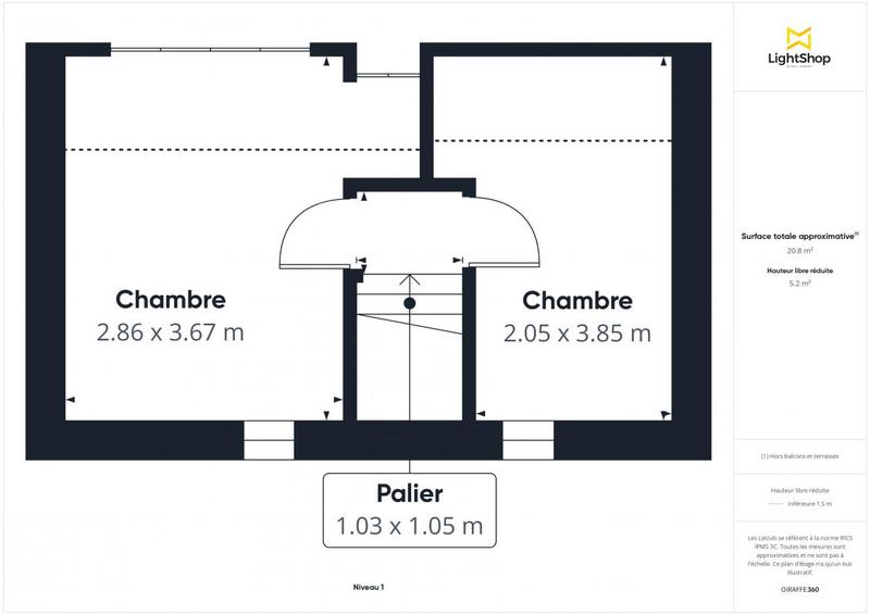 Maison - 98 m² - 4 pièces