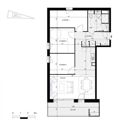 Appartement - 77 m² - 4 pièces