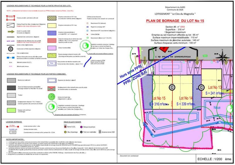 Terrain constructible - 316 m²
