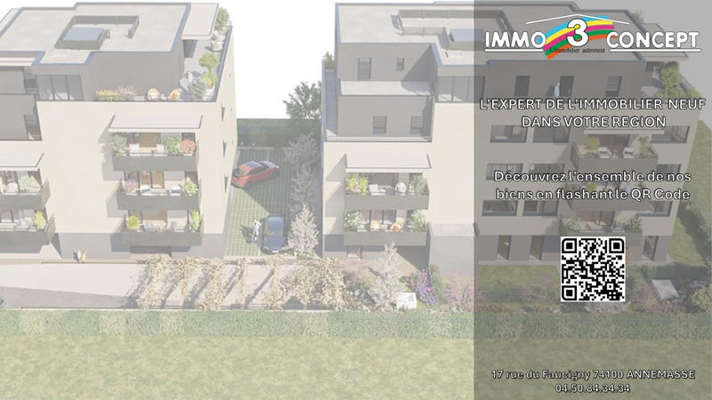 Appartement - 63 m² - 3 pièces