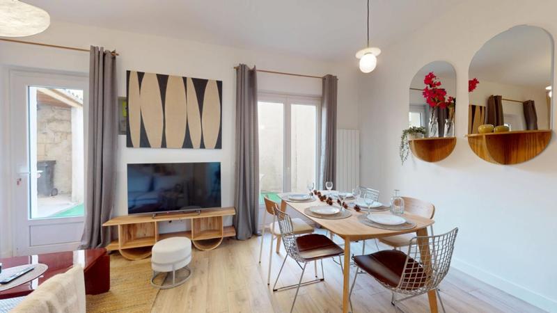 Maison bordelaise - 91 m² - 6 pièces