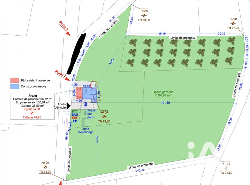 Terrain - 11 204 m²