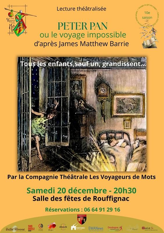 Lecture théâtralisée - Peter Pan ou le voyage impossible