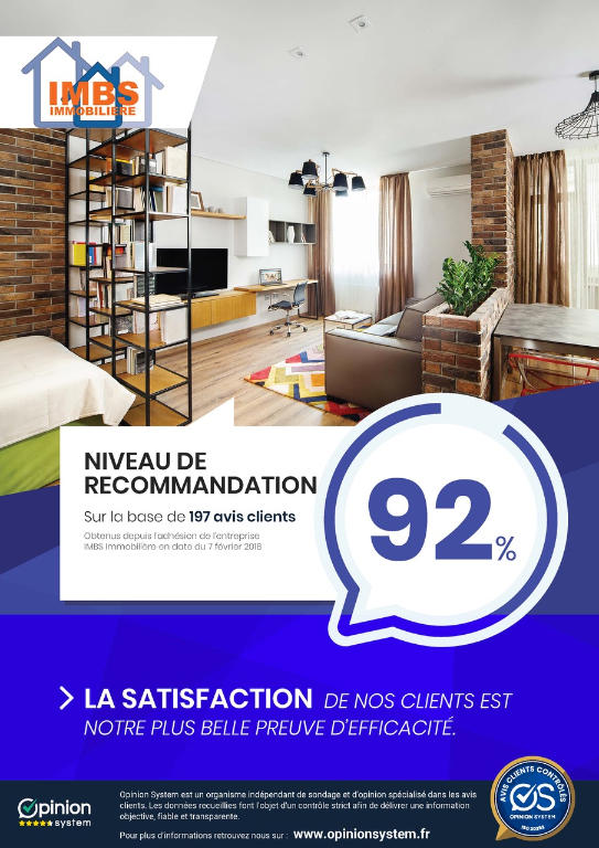 Appartement - 38 m² - 2 pièces