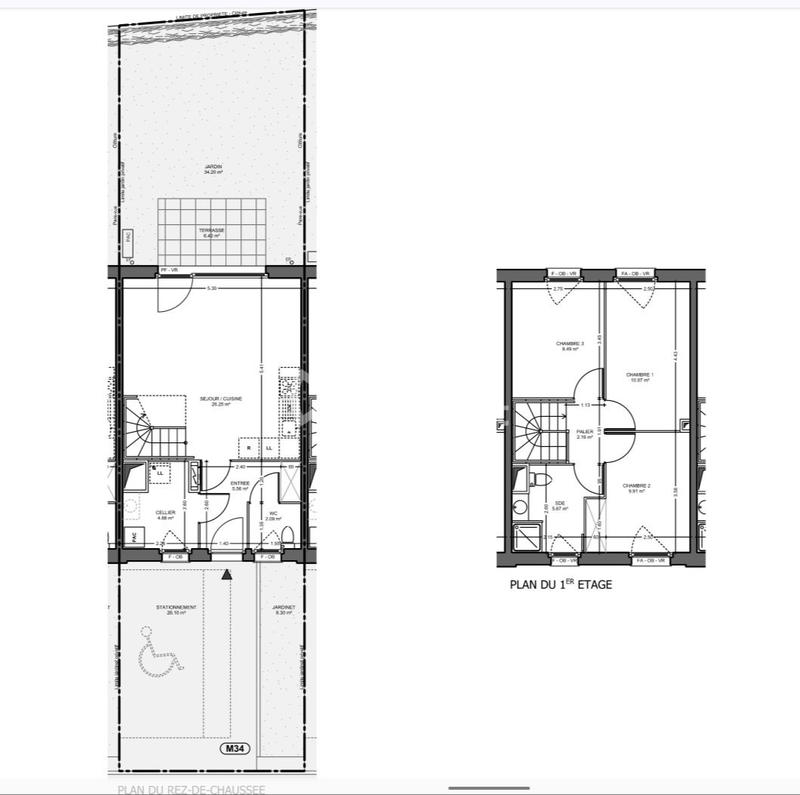 Maison - 77 m² - 4 pièces