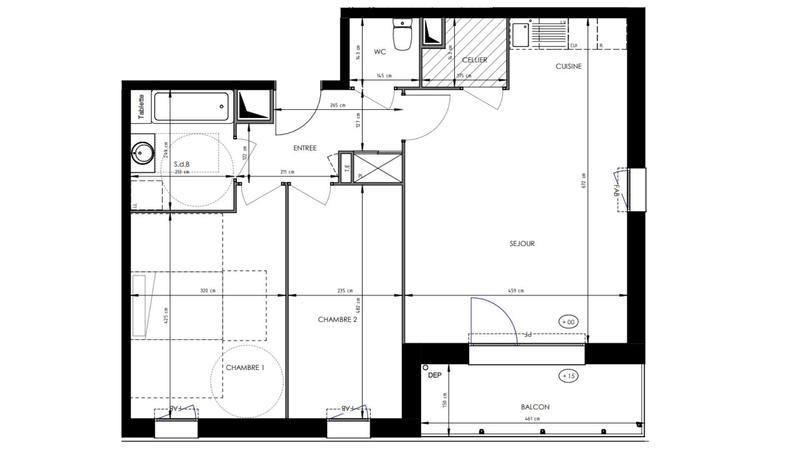 Appartement - 69 m² - 3 pièces