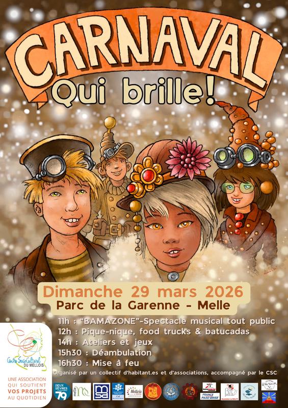 Carnaval de Melle sur le Thème : Qui brille !