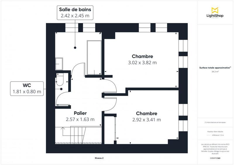 Maison - 90 m² - 4 pièces