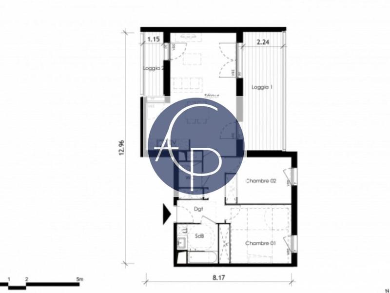 Appartement - 66 m² - 3 pièces