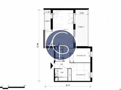 Appartement - 66 m² - 3 pièces