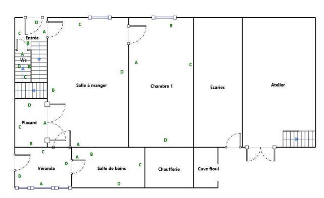 Maison ancienne - 118 m² - 7 pièces