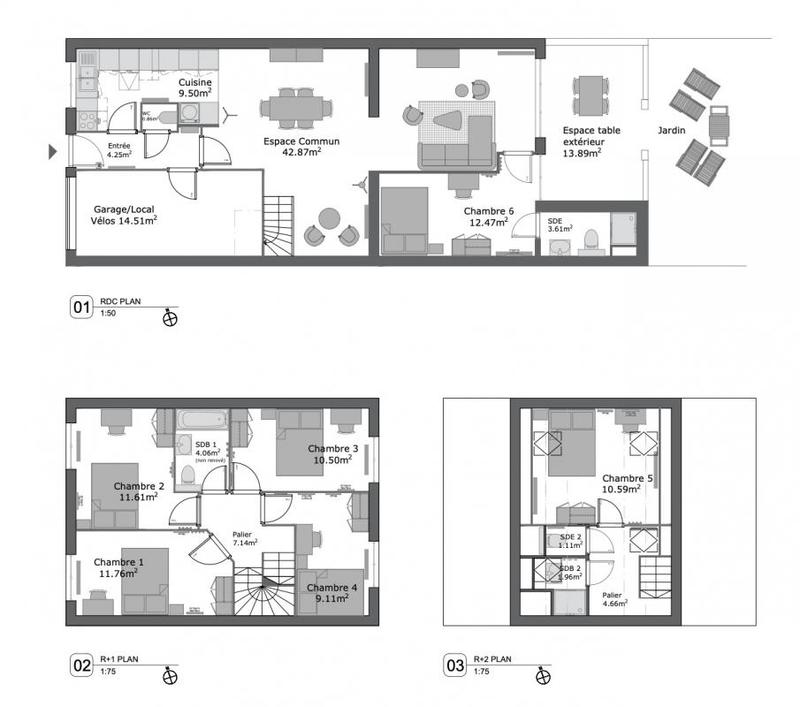 Appartement - 138 m² - 7 pièces