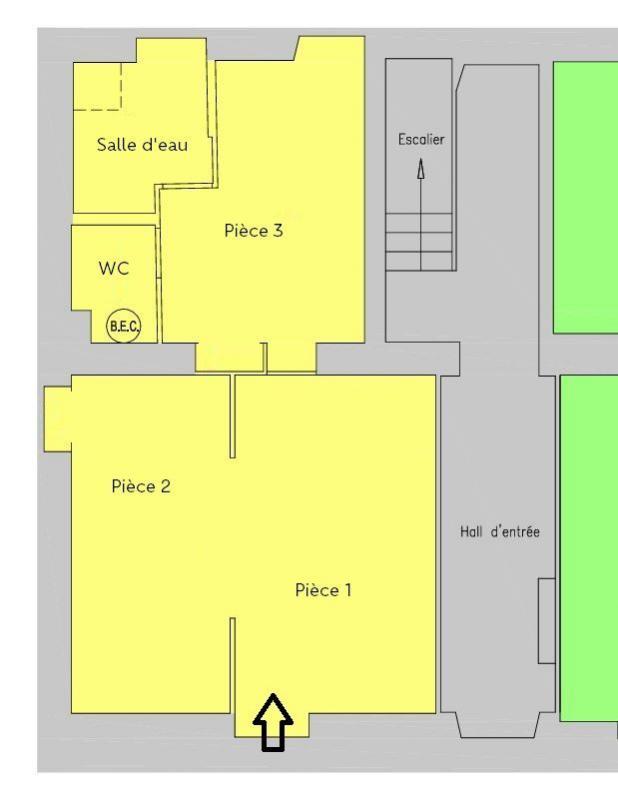 Local commercial - 44 m² - 3 pièces