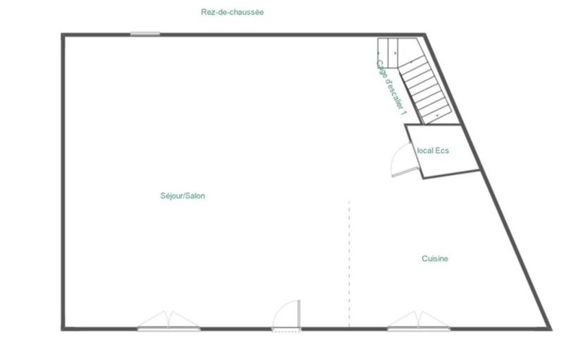 Maison de bourg - 86 m² - 4 pièces