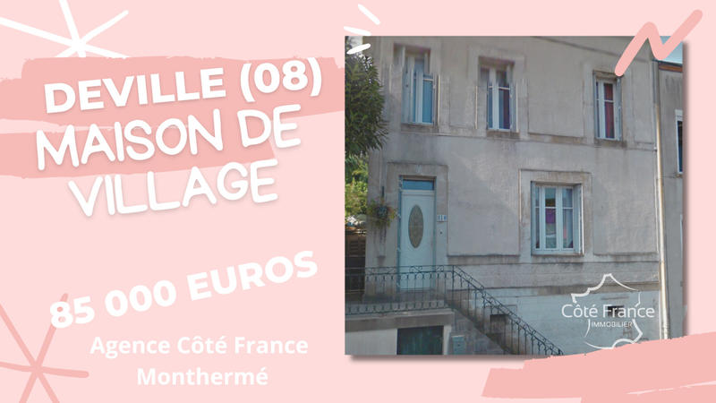 Maison de village - 90 m² - 3 pièces