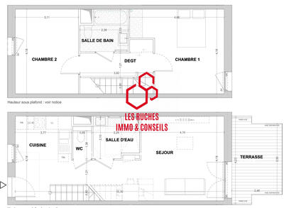 Duplex - 77 m² - 3 pièces