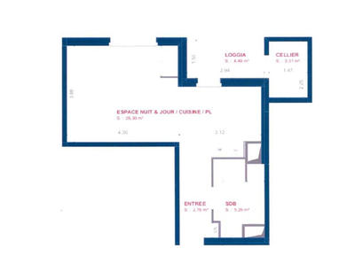 Appartement - 1 pièce