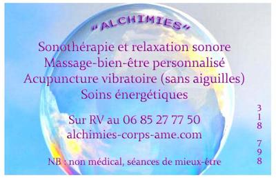 Alchimies massage bien-être et sonothérapie