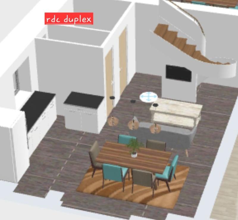 Duplex - 59 m² - 3 pièces