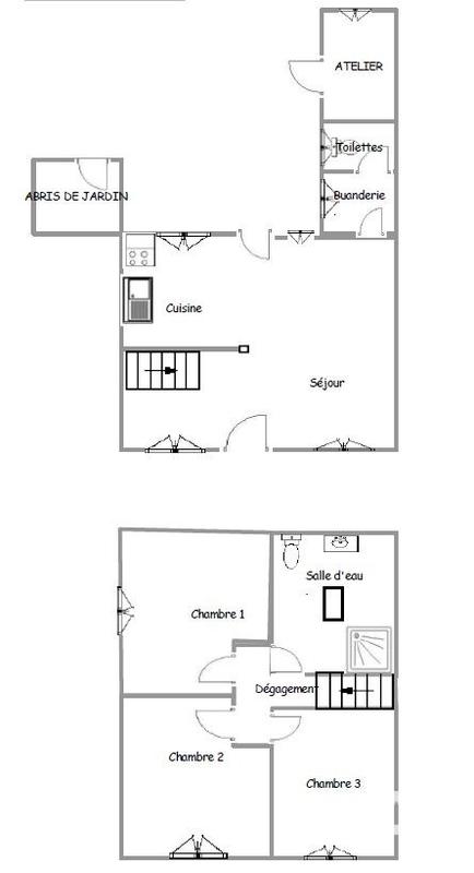 Maison - 94 m² - 4 pièces