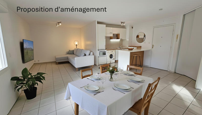 Appartement - 59 m² - 2 pièces